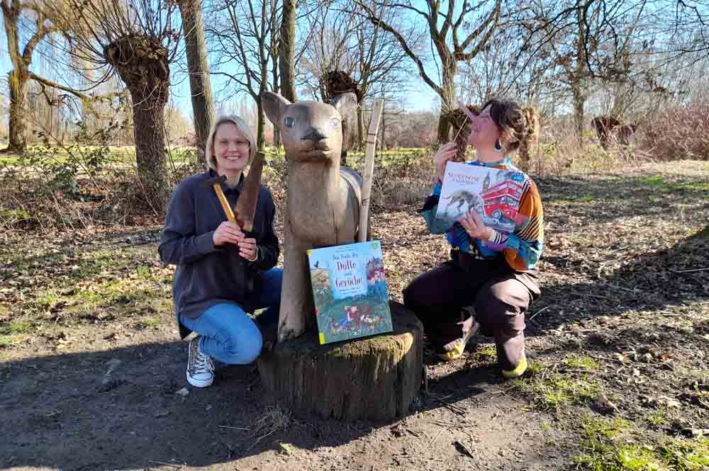 Sabrina Janetzky und Sonja Kiekens vom Jugend- und Familienbüro