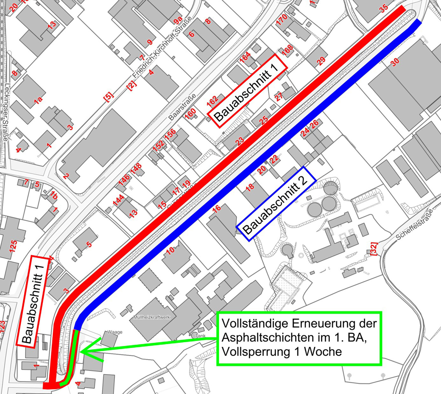 Iserlohn Fahrbahnsanierung Gieserstraße CC Stadt Iserlohn