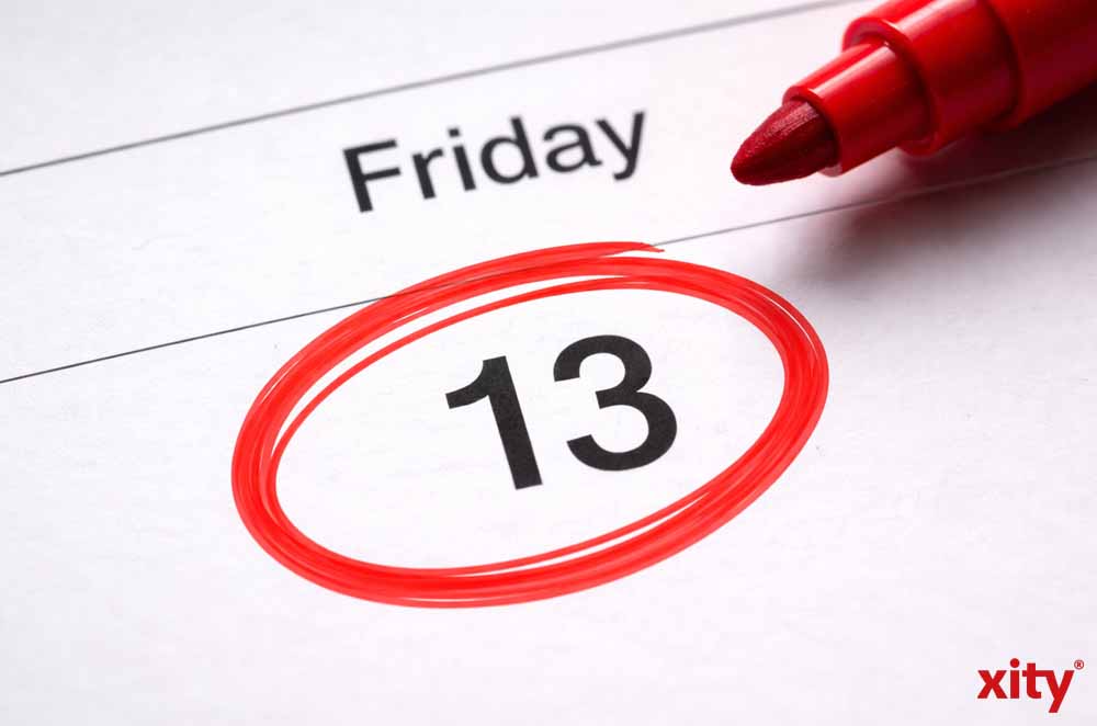 Kalender Freitag der 13.