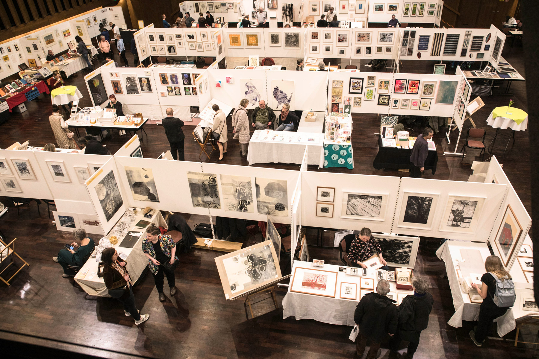 Blick in die Haupthalle der Grafikbörse_CC Lisa Kannenbrock