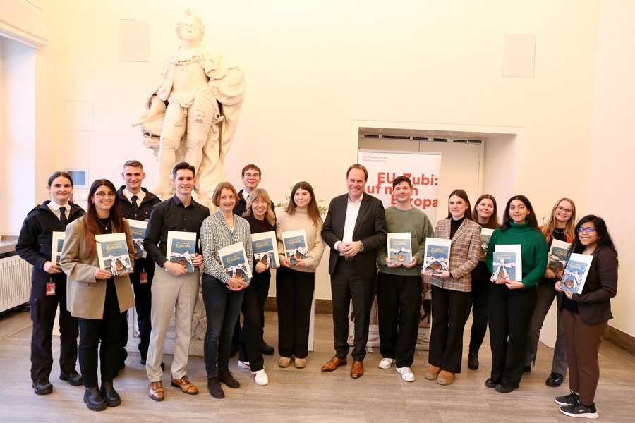 Absolventinnen und Absolventen des EU-Zubi-Programms