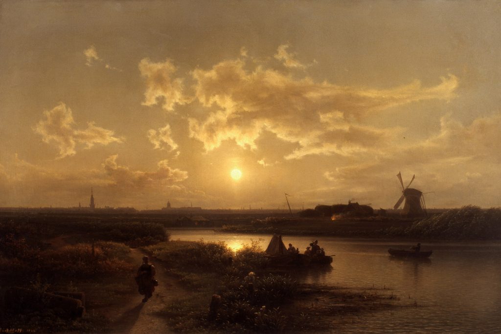 Städtisches Museum Braunschweig "Mondaufgang bei Amsterdam"