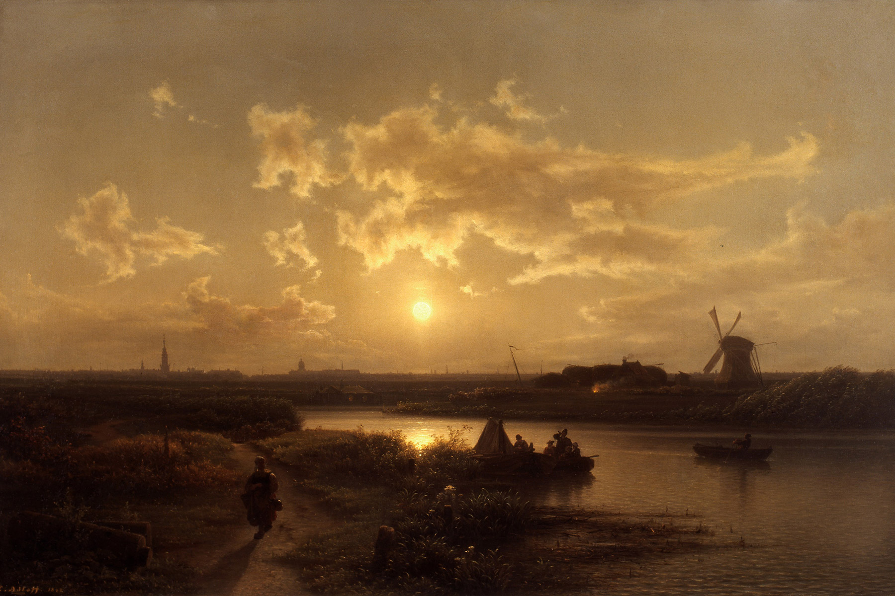 Städtisches Museum Braunschweig "Mondaufgang bei Amsterdam"