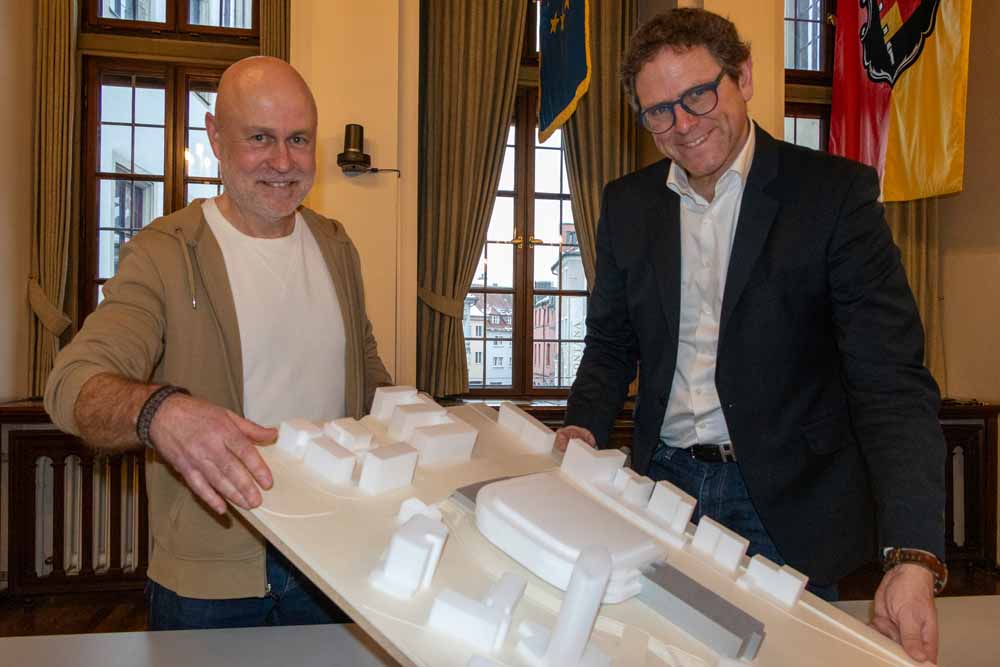 Architekt Christian Brückner Oberbürgermeister Martin Heilig