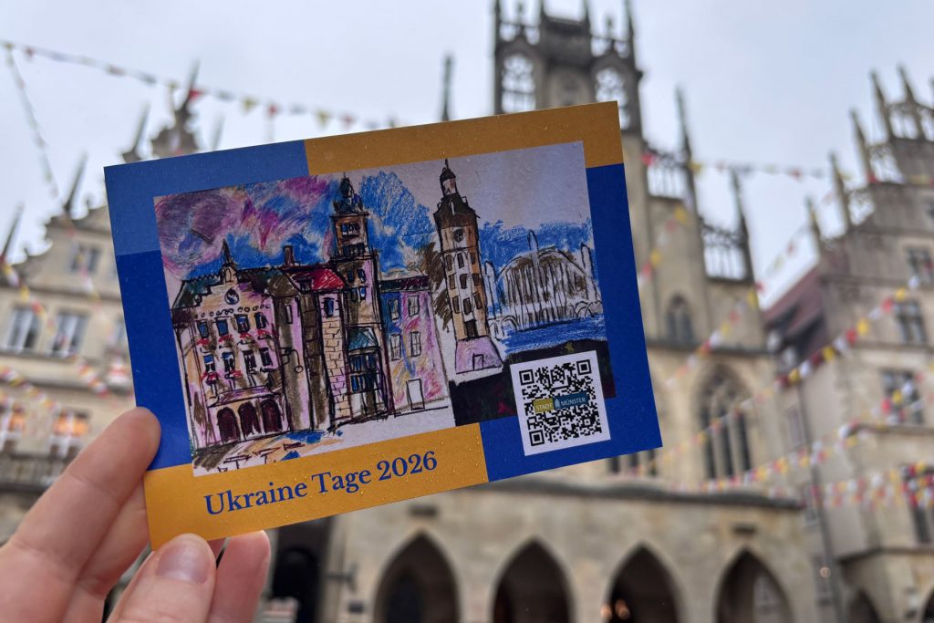 Ukraine-Tage in Münster Postkarte 2026_CC Stadt Münster