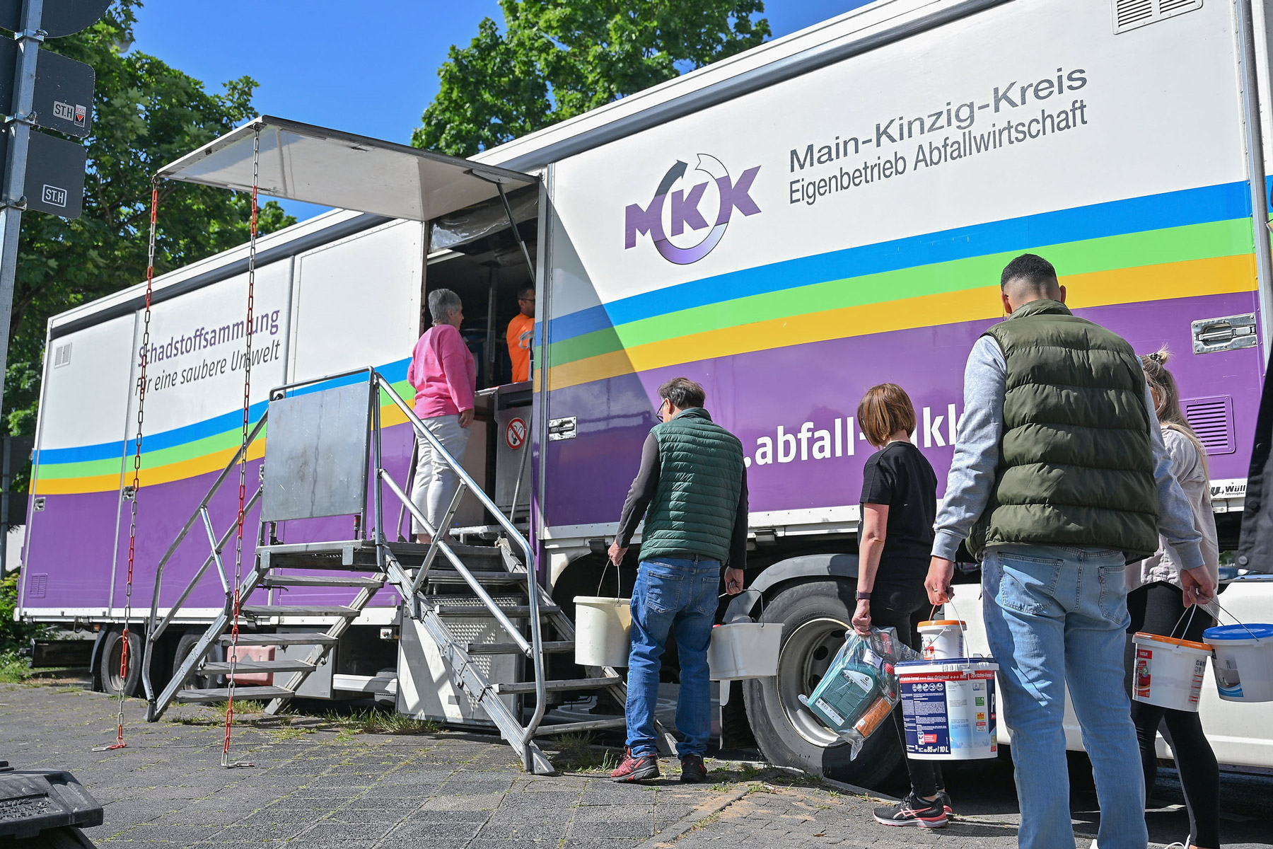 Sonderabfallsammlung in Hanau