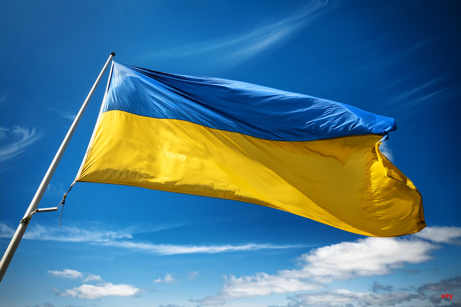 Krieg in der Ukraine: Gedenkveranstaltung auf dem Rathausplatz Wolfsburg