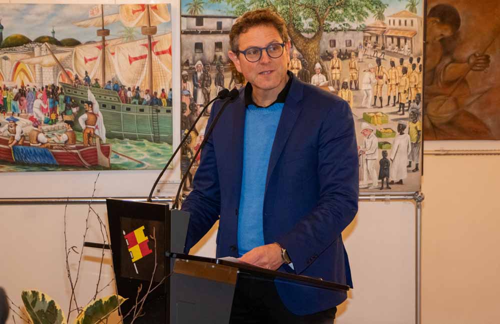 Oberbürgermeister Martin Heilig bei der Eröffnung