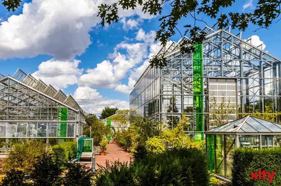 Gewächshäuser im Botanischen Garten