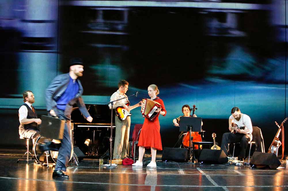 Szene aus "Der Reisende"