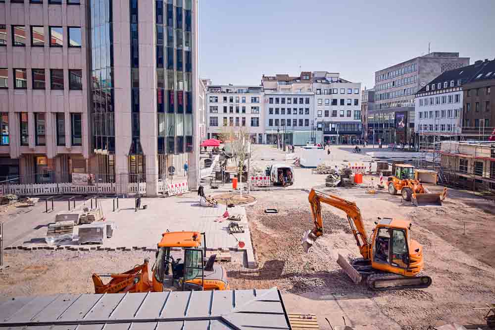 Blick auf den Husemannplatz