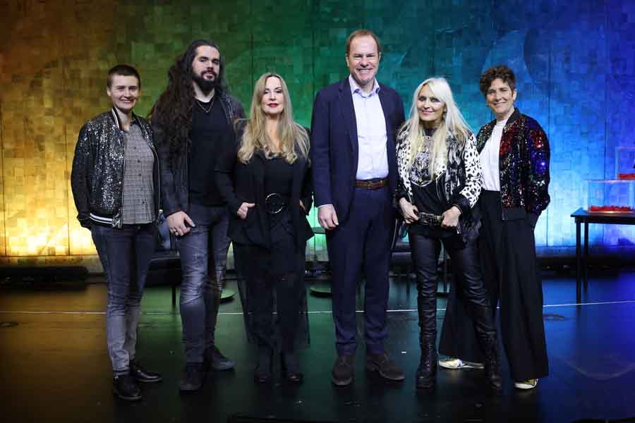 Käthe Lorenz, Doro Pesch, OB Dr. Stephan Keller, Elisabeth Wilfart, Stefan Herkenhoff und Pia Schwierz