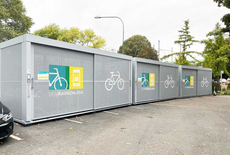 Fahrradgaragen an der Weiglestraße