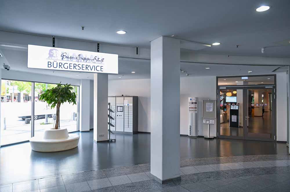 Blick in den Hanauer Bürgerservice