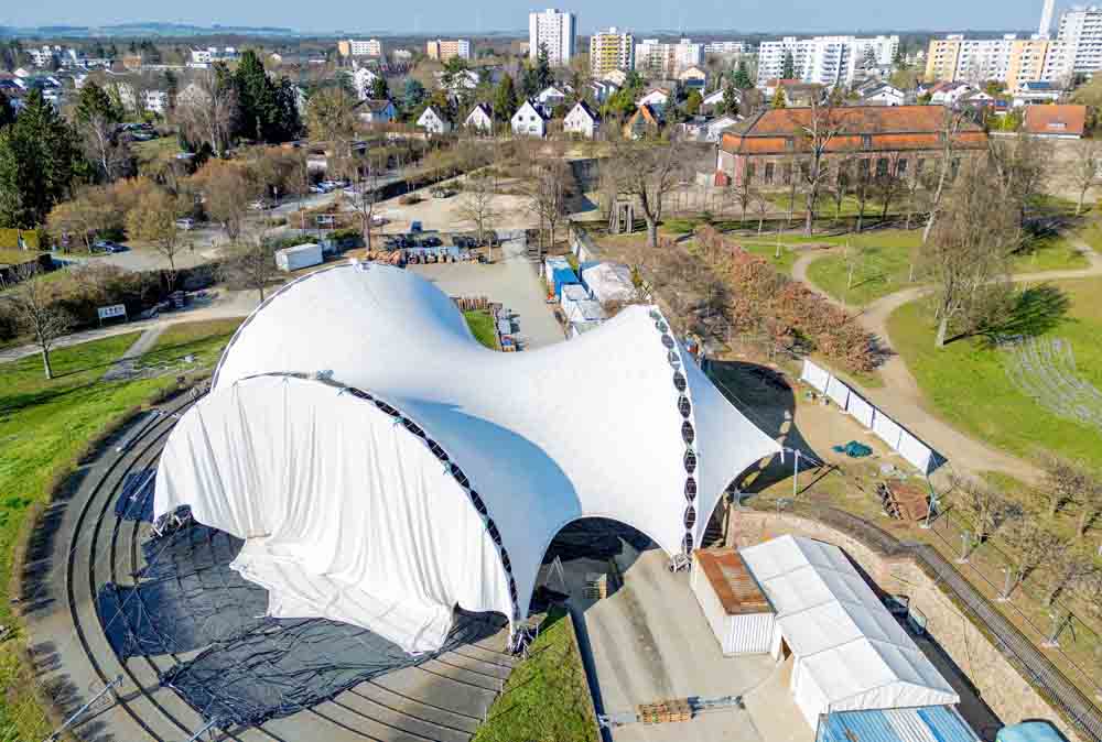 Amphitheater bekommt sein Dach zurück