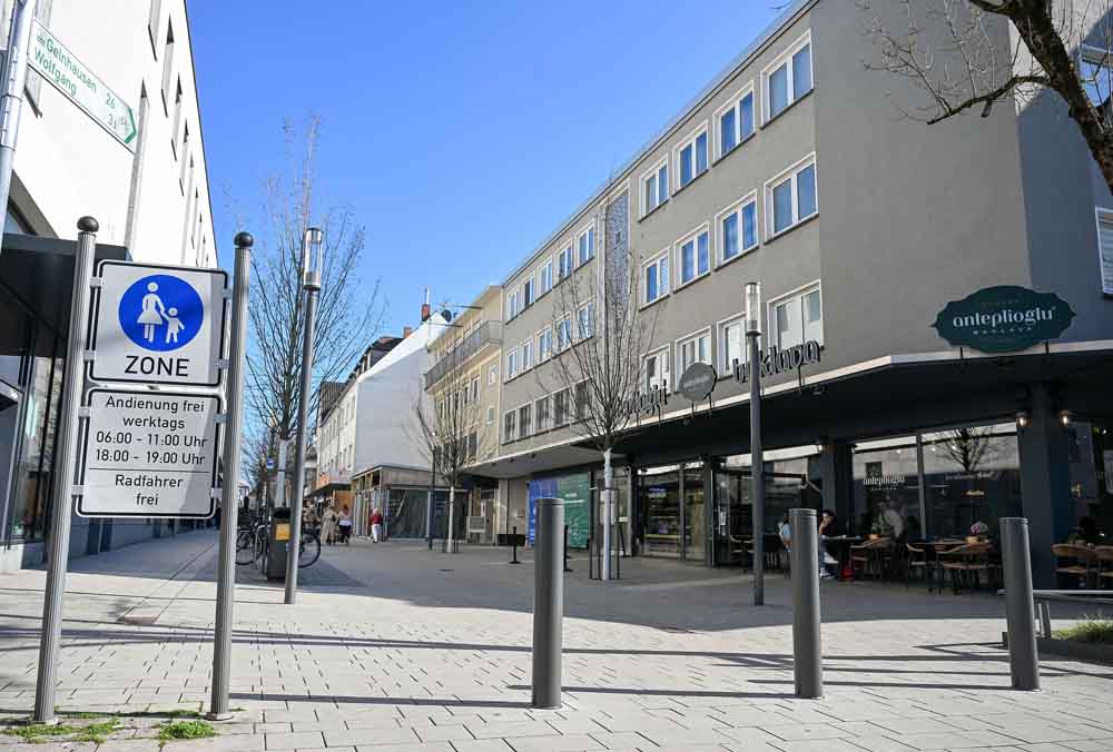 Poller in der Sternstraße