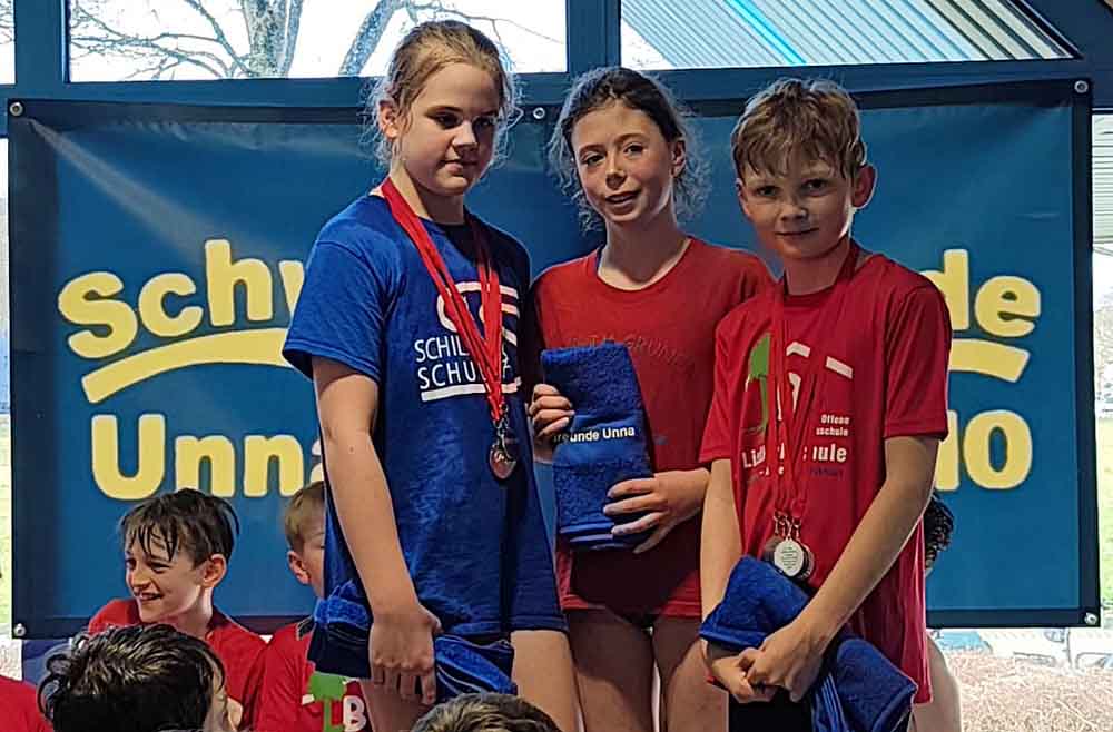 Jule Wiegmann, Pia Boos und Jarne Bick