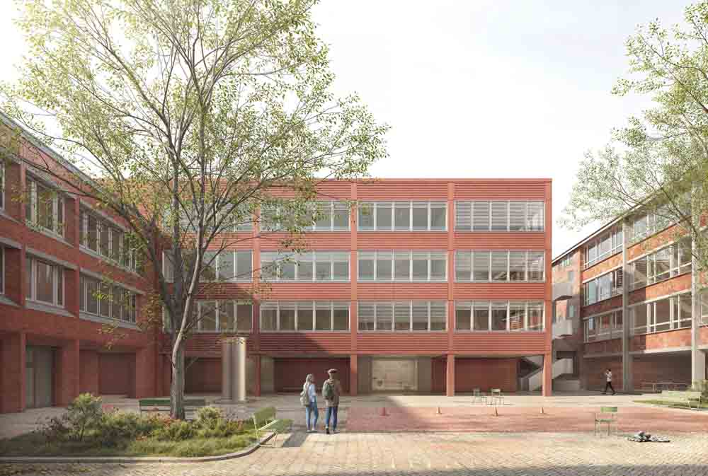 Visualisierung des Erweiterungsgebäudes