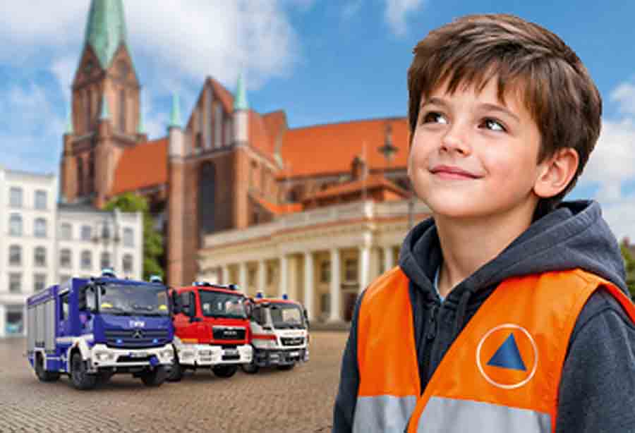 Plakat zum Schweriner Bevölkerungsschutztag