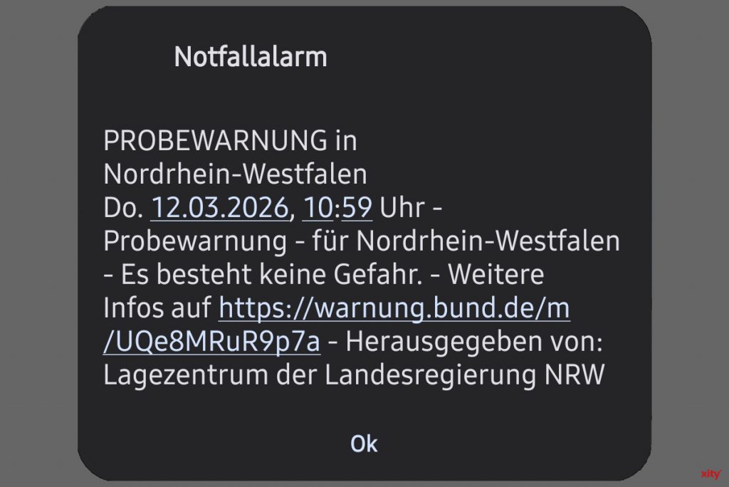 Heute ist Warntag in Nordrhein-Westfalen