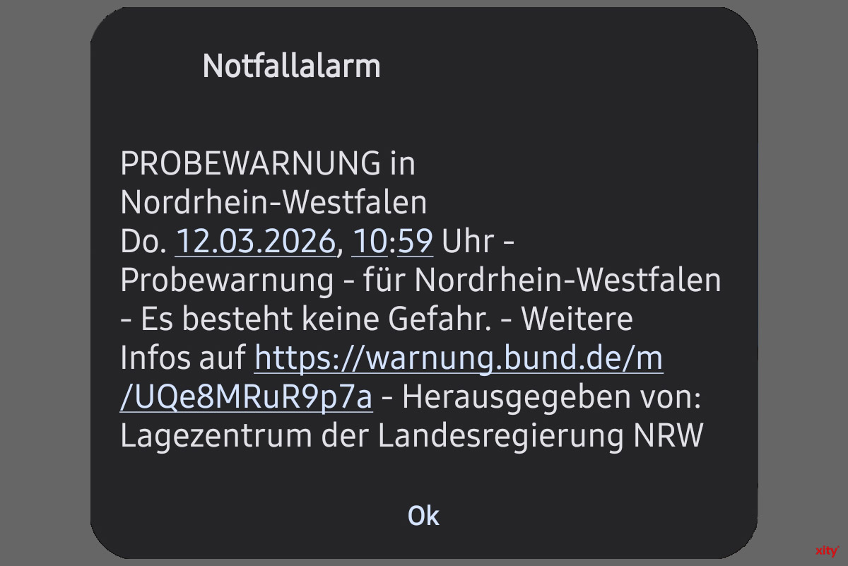 Heute ist Warntag in Nordrhein-Westfalen