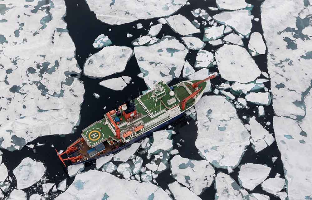 Die FS Polarstern, Forschungsschiff des Alfred-Wegener-Institut – Helmholtz-Zentrum für Polar- und Meeresforschung (AWI)