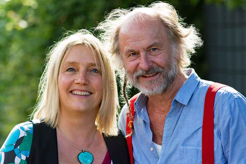 Bettina Göschl und Klaus-Peter Wolf