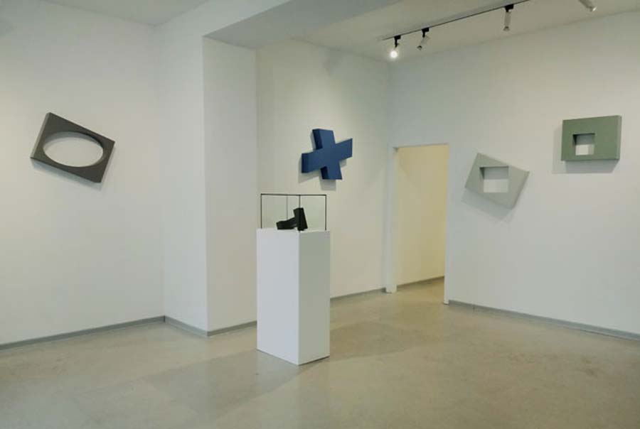 Ausstellungsansicht Wolfgang Hahn in der Galerie im Atelierhaus E71, 2025