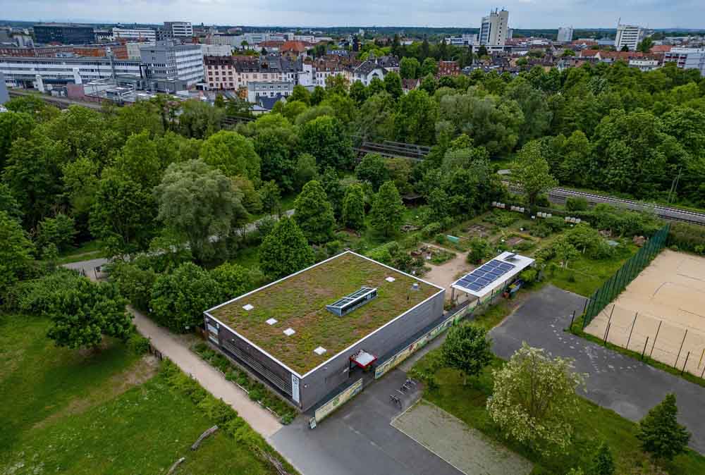 Luftbild Umweltzentrum Hanau