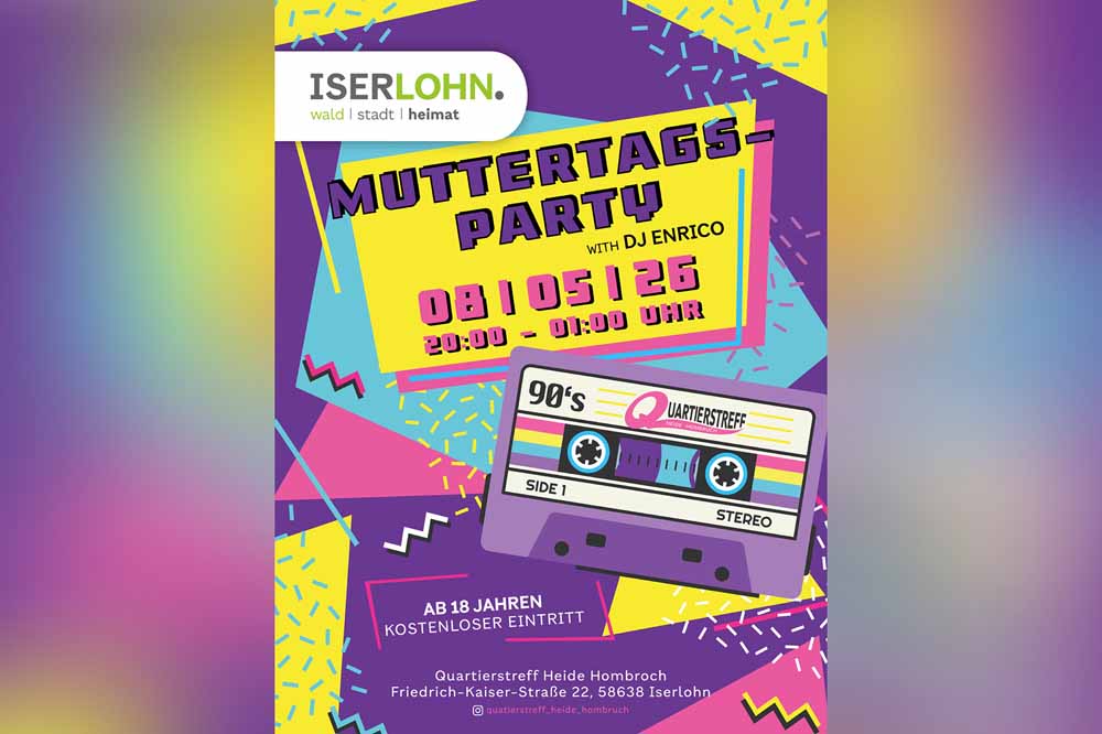 Plakat Muttertagsparty