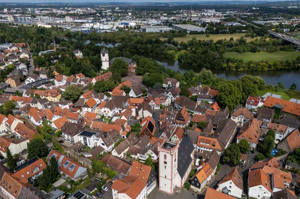 Vogelperspektive Hanau, Steinheim