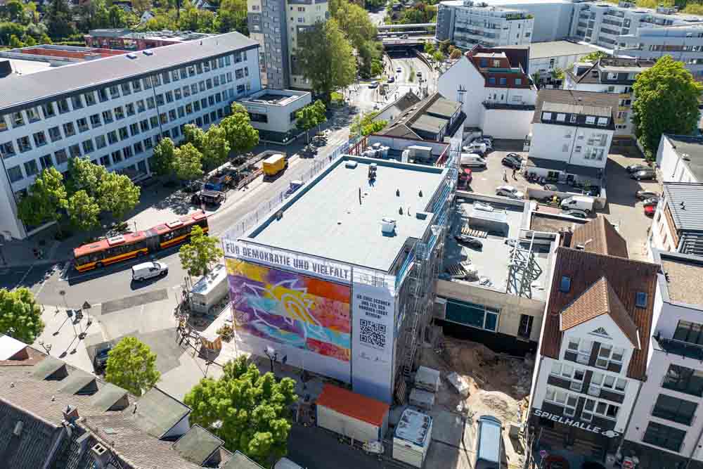 Luftbild Haus für Demokratie und Vielfalt