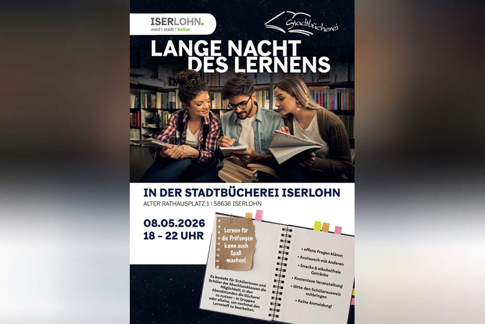 Plakat "Lange Nacht des Lernens"