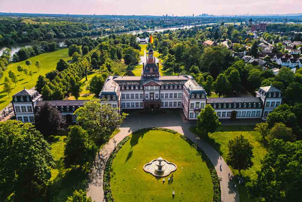 Luftbild Historisches Museum Hanau Schloss Philippsruhe
