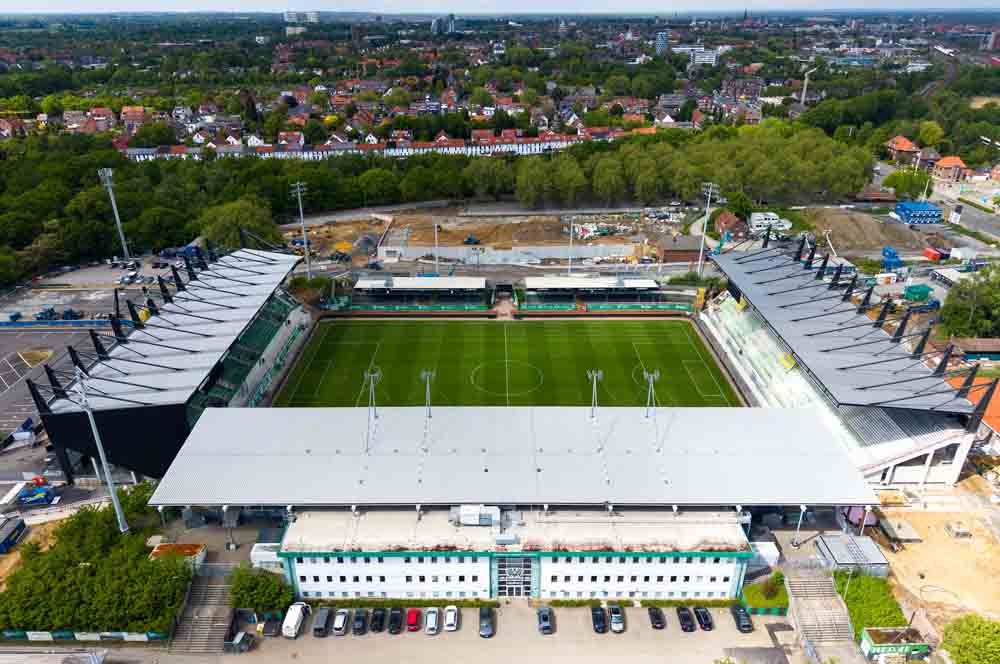 Luftbild LVM-Preußenstadion