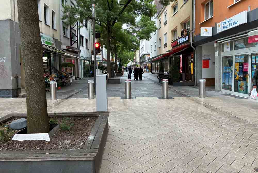Blick auf die Anlage in der Rosenstraße