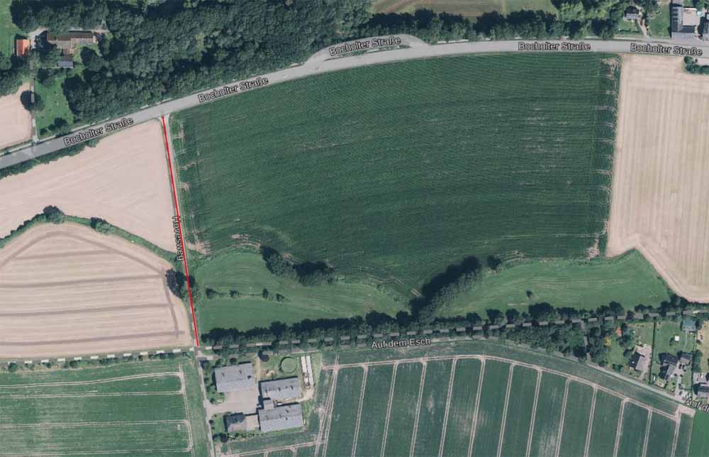 Lageplan der Sperrung