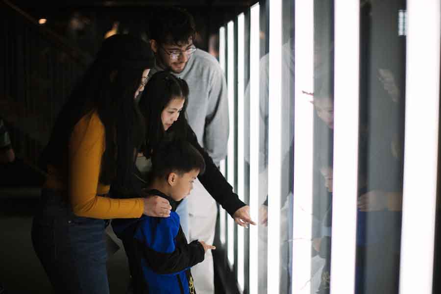 Familie im Ruhr Museum