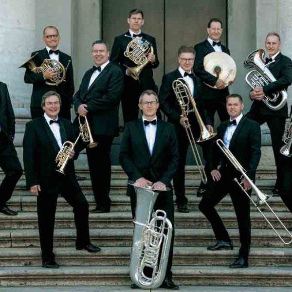 German Brass spielen auf der Wertheimer Burg