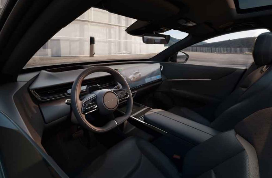 Der neue Mazda CX-6e, Nightfall Violet, 2026, innen