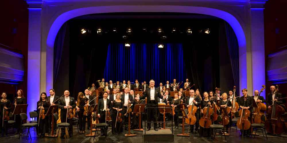 Thüringer Symphoniker Saalfeld-Rudolstadt auf der Bühne