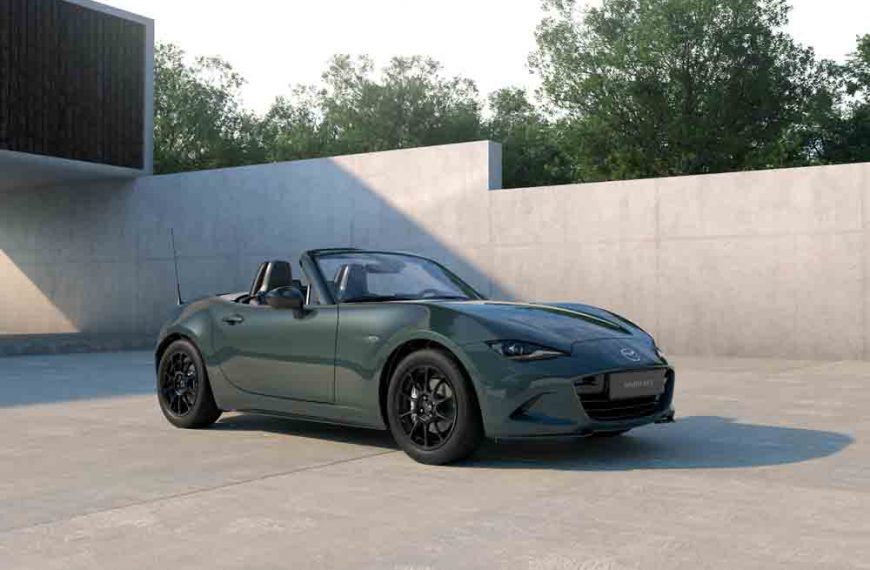Mazda MX-5 2027, Zinc Green, außen