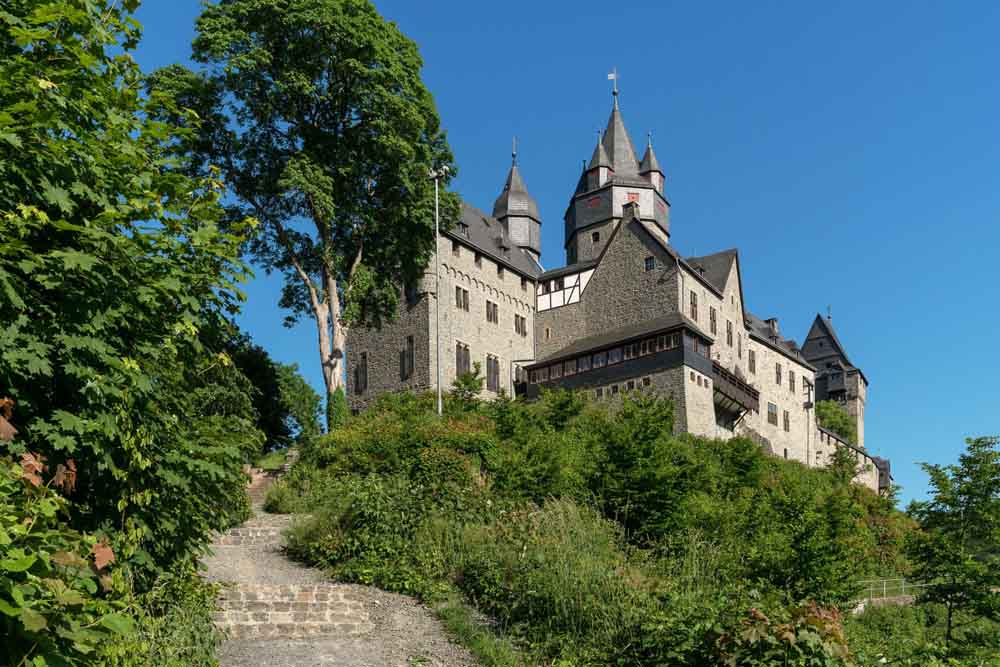 Blick auf die Burg Altena