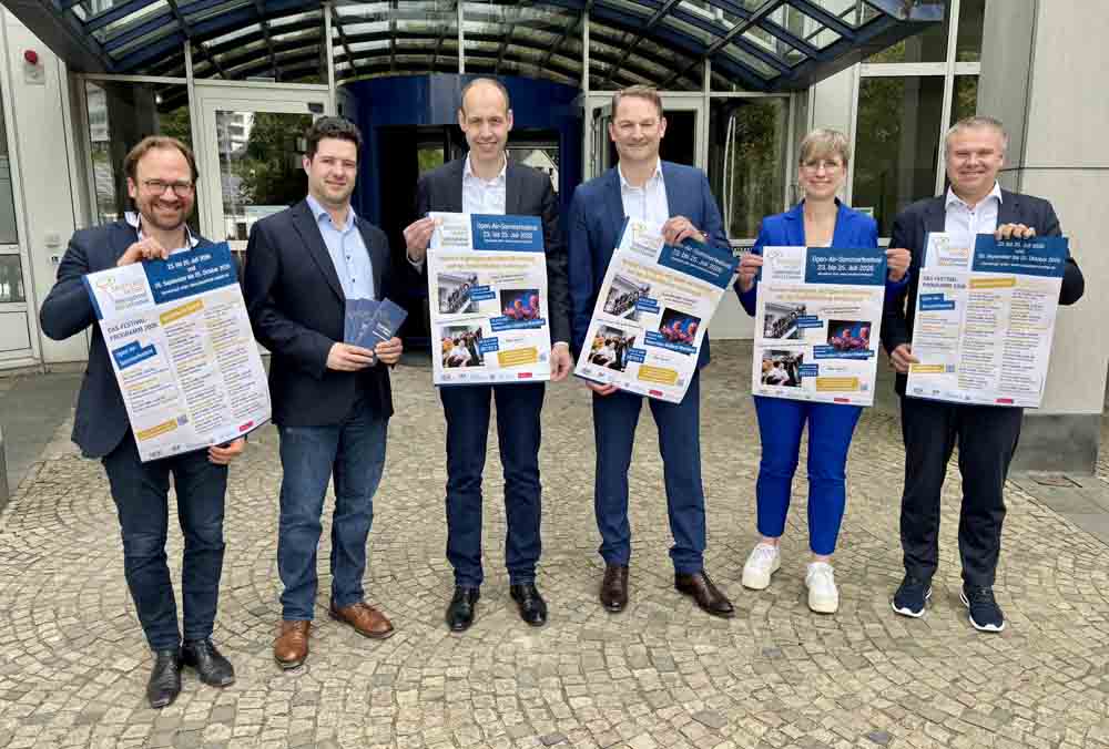 Sponsoren präsentieren Spielplan des Brass-Festivals