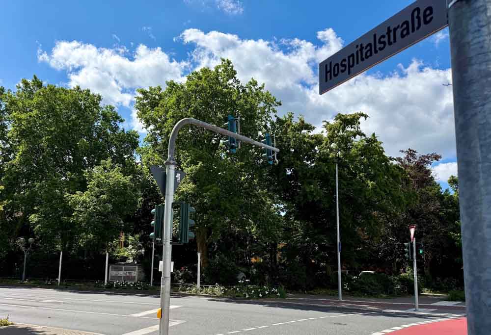 Hospitalstraße in Hanau