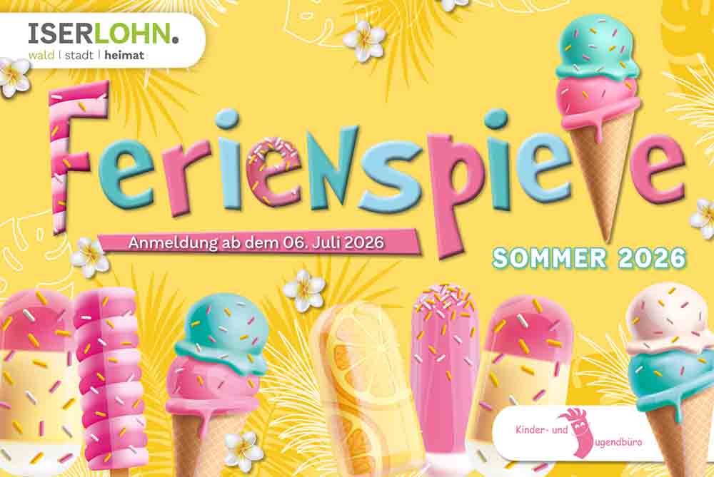 Plakat der Sommerferienspiele