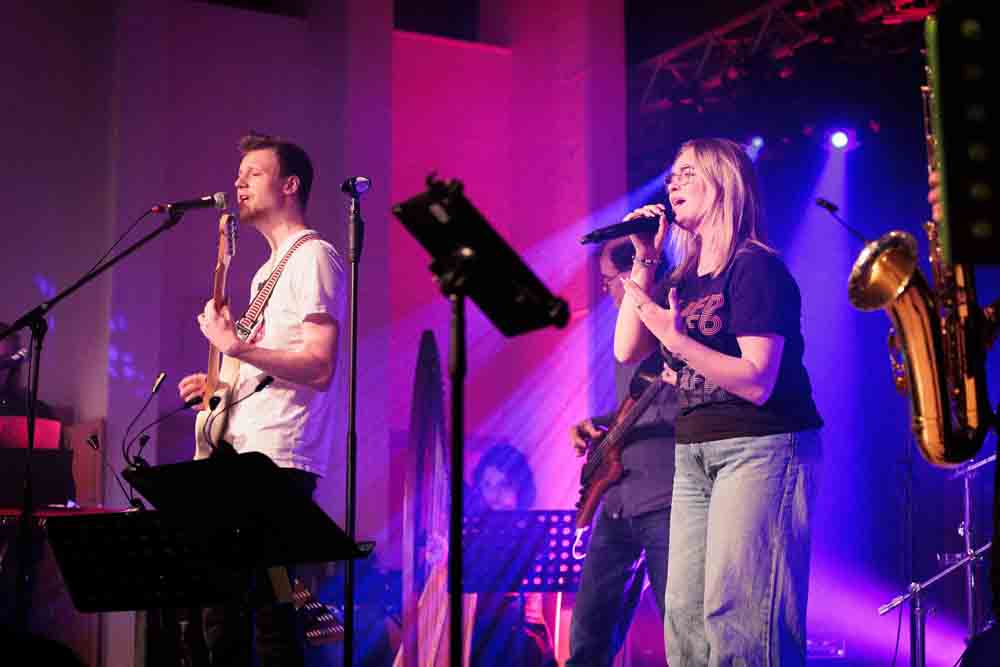 Die Band "The Experience" auf der Bühne