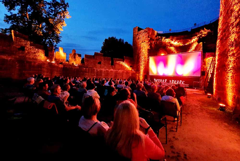Publikum beim Wertheimer Burgfilmfest