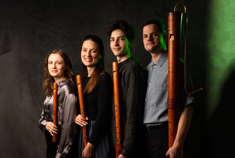 ensemble feuervogel mit Instrumenten