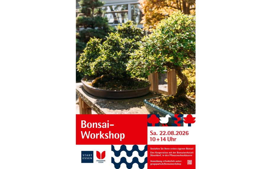 Plakat zu Bonsai-Workshops